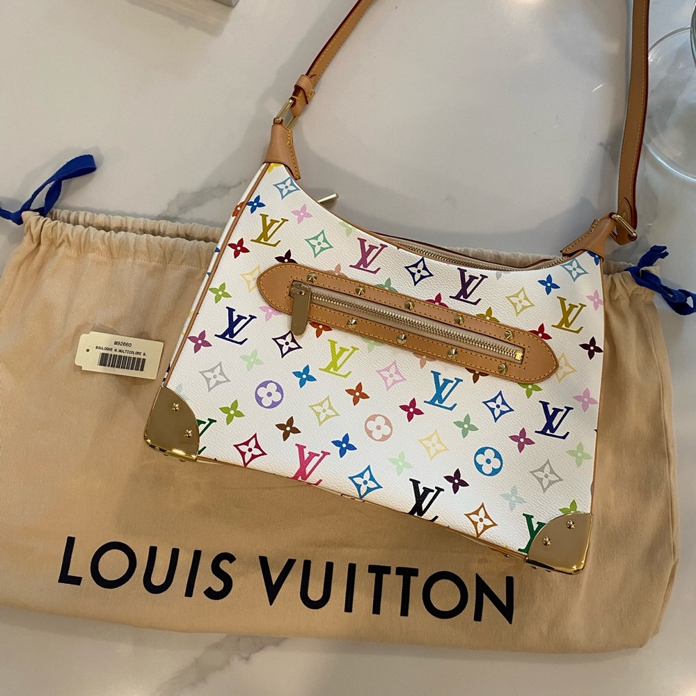 Louis Vuitton NEW Boulogne Multicolor Purse